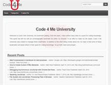 Tablet Screenshot of code4meu.com